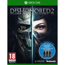 Dishonored 2 Xbox One Game (Imperial Assassin's DLC) + Corvo Figure